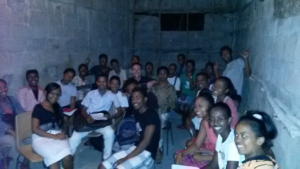 Teaching English in a local English class